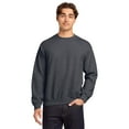 thumbnail image 1 of Gildan Long Sleeve Men's Sweatshirt, Durable Heavy Blend Casual Crewneck Sweatshirt, Dark Heather, 3XL, 1 of 6