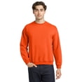 thumbnail image 1 of Gildan Long Sleeve Men's Sweatshirt, Durable Heavy Blend Casual Crewneck Sweatshirt, Orange, XL, 1 of 6