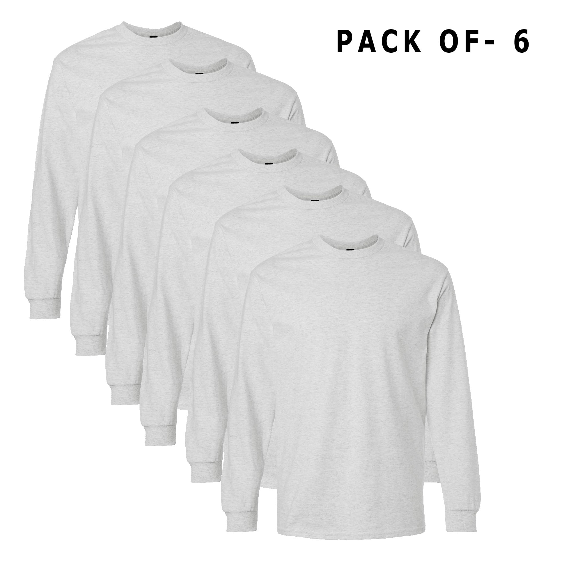 Gildan Men's Long Sleeve T-Shirt, 100% Cotton Classic Fit Tee