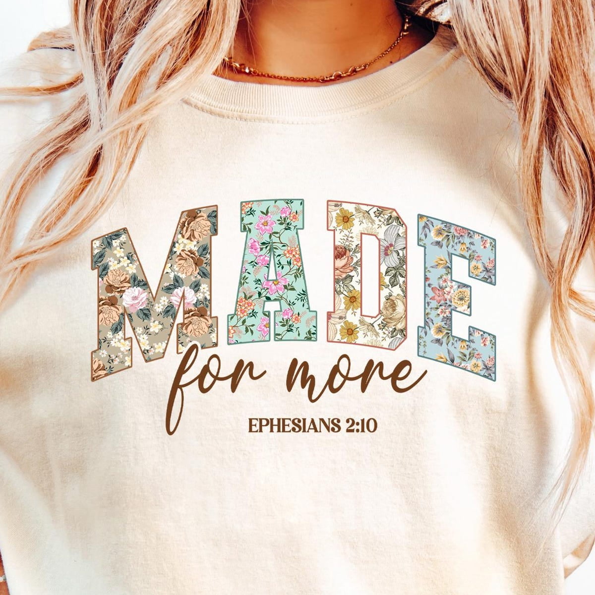 Shirts With Scriptures Gildan Made For More Tee, Faith-Inspired Christian Shirt With Bold ...