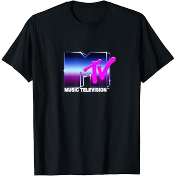 Gildan Mademark X Mtv - The Official Mtv Logo In Splendid Funky Techno Style Hot Trending T-Shirt Unisex S To 5Xl