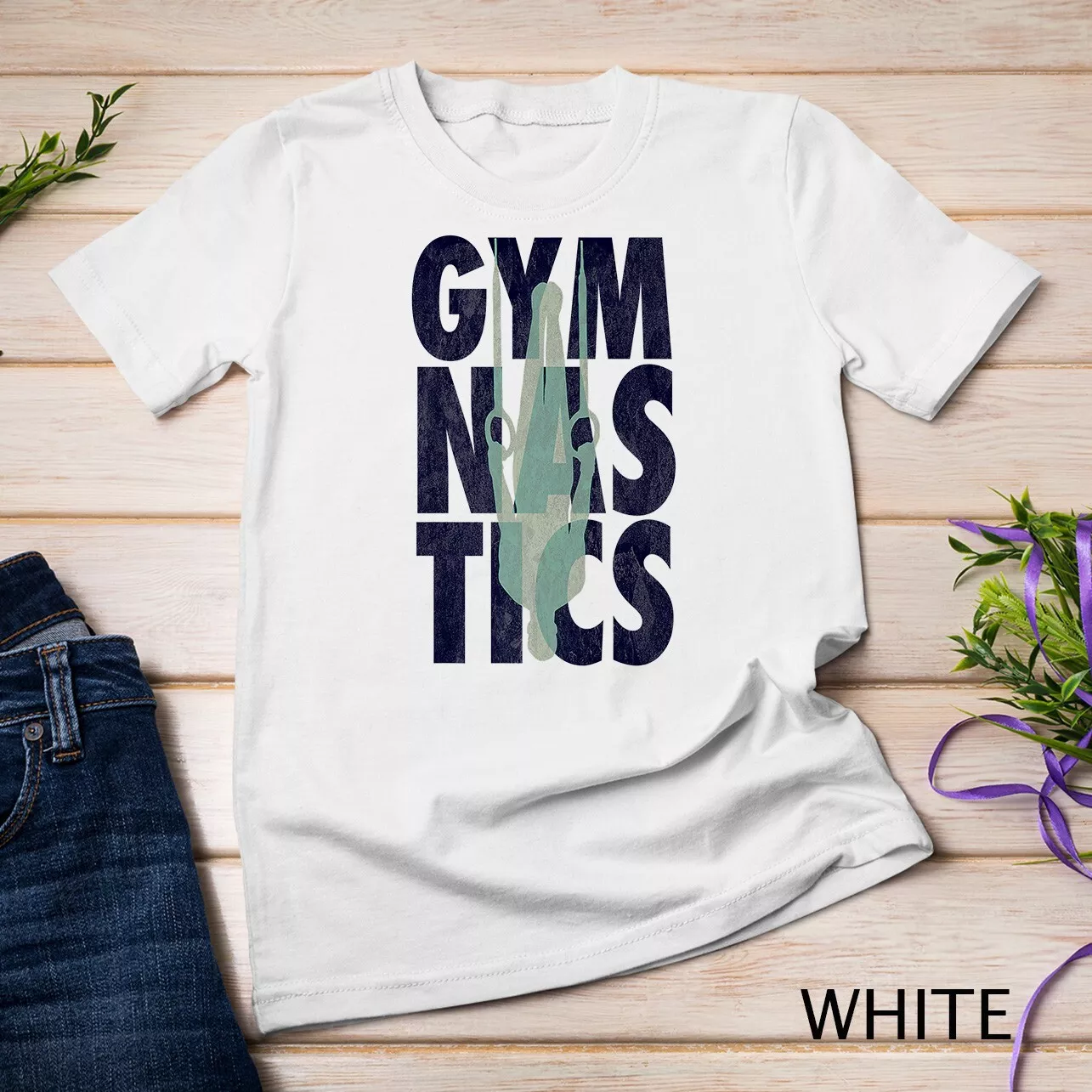 Gildan Male Gymnast Boys Artistic Gymnastics Rings Premium TShirt — free download
