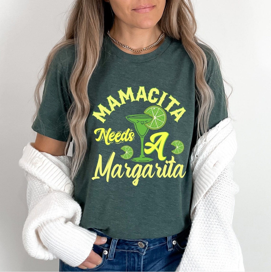 Women's 'Mamacita Needs A Margarita' Tank Top – Funny Graphic Sleeveless Shirt For Summer & Parties
