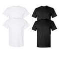 thumbnail image 1 of Gildan Men Cotton Short Sleeve Black Crew T-Shirt, 4-Pack,, 1 of 1