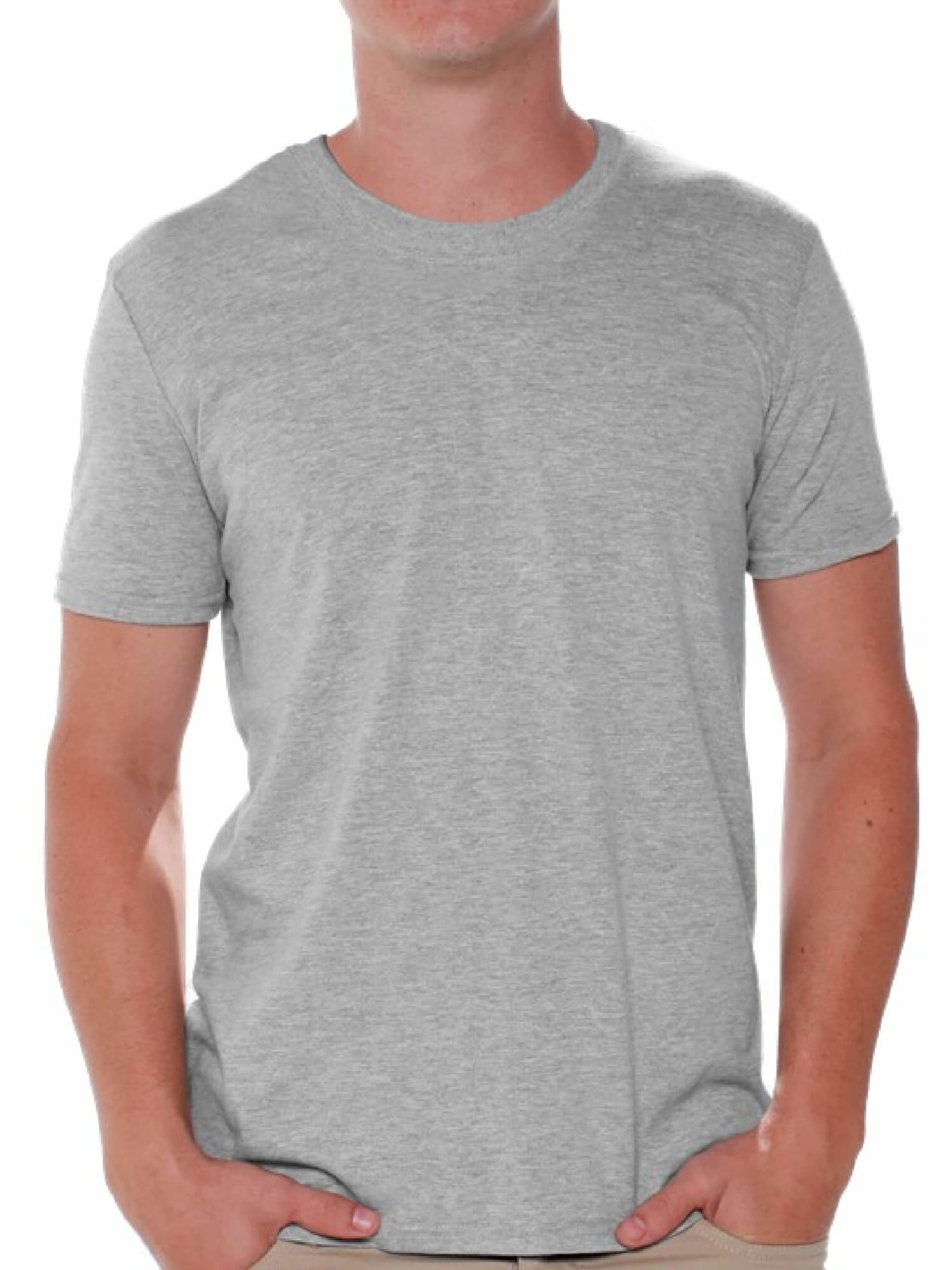Gildan Men Grey T-Shirts Value Pack Shirts for Men - Single OR Pack of 6 OR  Pack of 12 Grey Shirts for Men Gildan T-shirts for Men Gray T-shirt Casual