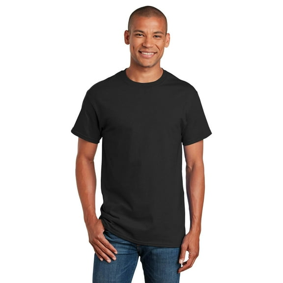 Gildan Men Lightweight T-Shirt, Softstyle Short Sleeve Crafting Tee - 100 cotton, Black, Sizes S-3XL