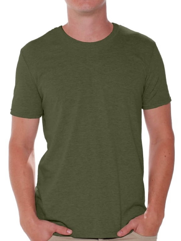Men Military Green T-Shirts Value Pack Shirts for Men - Single OR Pack of 6 OR Pack of 12 Military Shirts for Men Gildan T-shirts for Men T-shirt Casual Shirt Basic Shirts