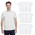 thumbnail image 1 of Gildan Men White T-Shirt, 9 Pack, Sizes S-5XL - Heavy 100 Cotton Short Sleeve Crew Tee, Crafting Shirt, 1 of 5