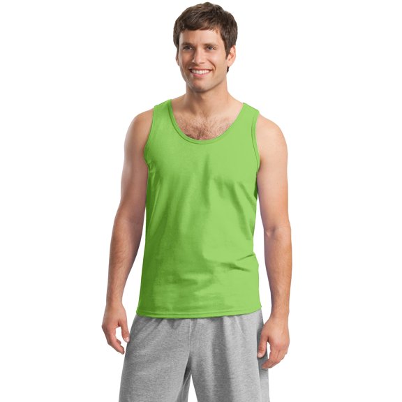 Gildan Men's 100 Percent Cotton Neck Tank Top 2200