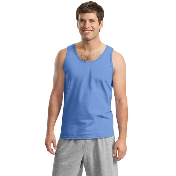 Gildan Men's 100 Percent Cotton U Neck Tank Top. 2200