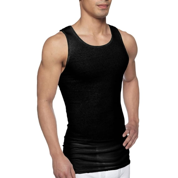 Gildan Men's 100% Premium Cotton Tagless A-Shirt, 3-Pack