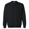 thumbnail image 1 of Gildan Men's 1800 Long Sleeve Heavy Blend Crew Neck Pullover Sweatshirt Black M, 1 of 2