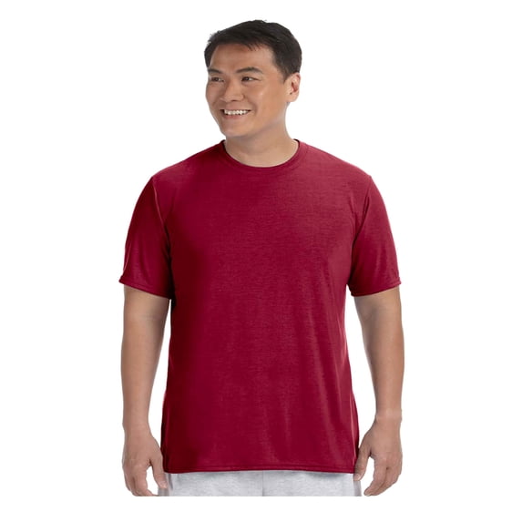 Gildan Men's 3/4" Collar Performance Wicking Jersey T-Shirt, Style G42000