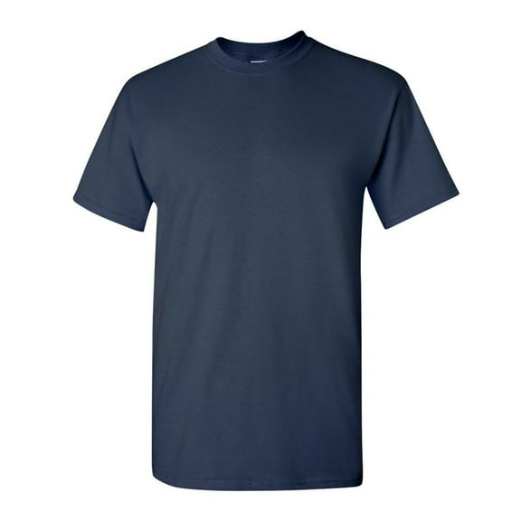 Gildan Men's 5000 Heavy Cotton Short Sleeve T-Shirt Navy L