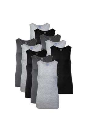 Men's Cotton A-Shirt, 10-Pack