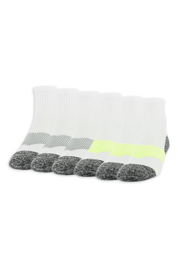 Men's Active Strategic Cushion Ankle Socks, 6 Pairs