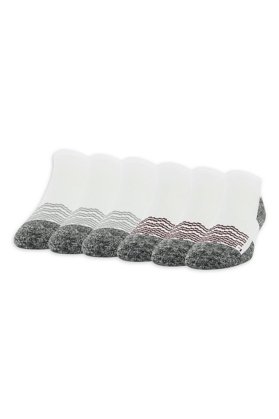 Men's Active Strategic Cushion No Show Socks, 6 Pairs