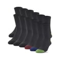 thumbnail image 1 of Gildan Men's Adult Half Cushion Terry Foot Bed Mid-Crew Casual Socks, OS One Size 12-Pack, 1 of 2