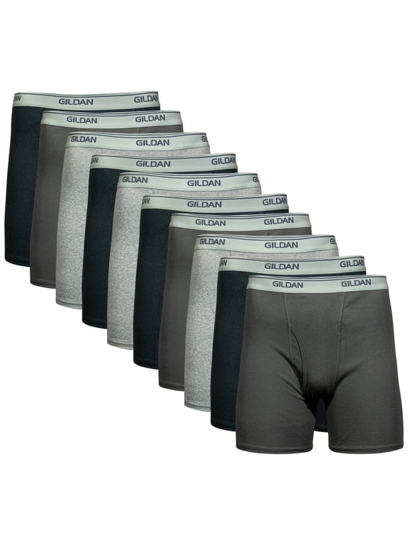 Men's Boxer Briefs, 10-Pack, Sizes S-2XL