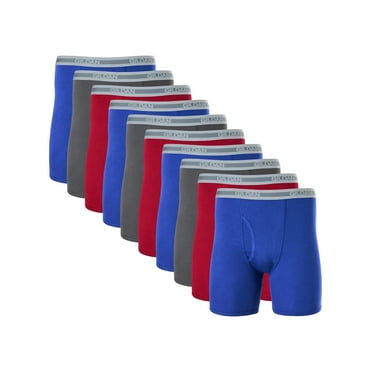 Gildan Men's Boxer Brief Underpants, 10-Pack