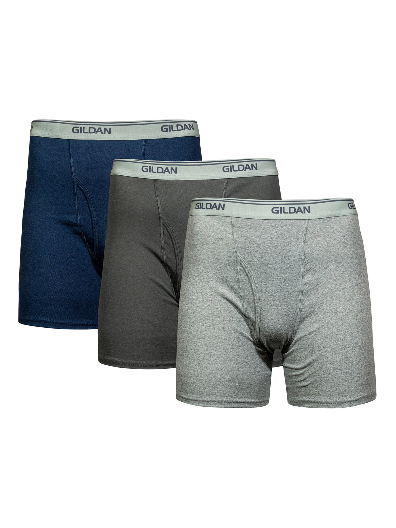 Gildan Men's Boxer Briefs, 3-Pack - Walmart.com