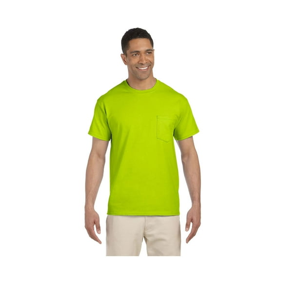 Gildan Men's Collar Double Needle Pocket Knit T-Shirt, Style G2300