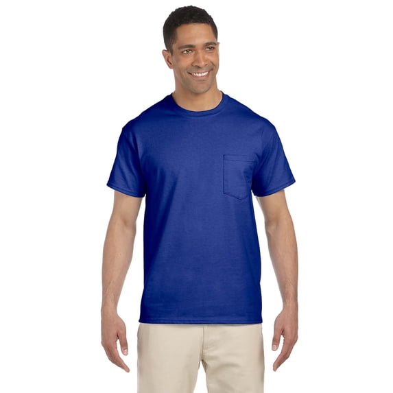Gildan Men's Collar Double Needle Pocket Knit T-Shirt, Style G2300