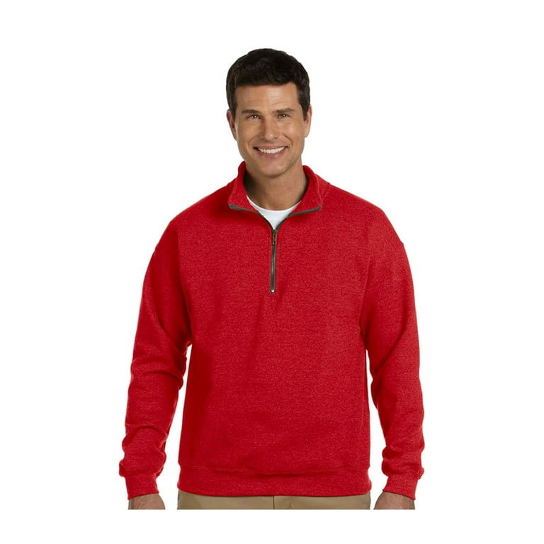 Gildan quarter zip pullover top