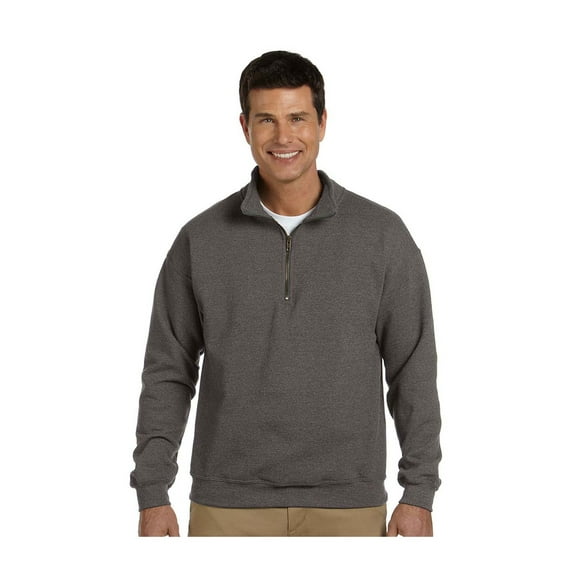 Gildan Men's Contrast Vintage 1/4 Zip Cadet Collar Sweatshirt, Style G18800