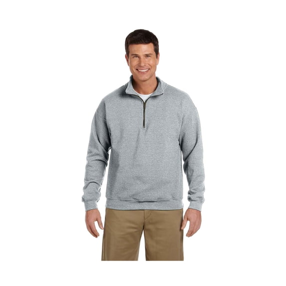 Gildan Men's Contrast Vintage 1/4 Zip Cadet Collar Sweatshirt, Style G18800
