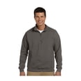 thumbnail image 1 of Gildan Men's Contrast Vintage 1/4 Zip Cadet Collar Sweatshirt, Style G18800, 1 of 1