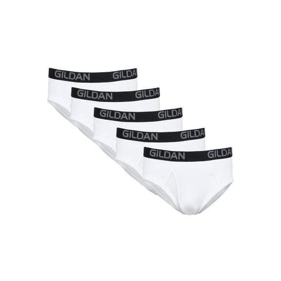 Gildan Men's Cotton Stretch Briefs 5-Pack, Sizes S-2XL