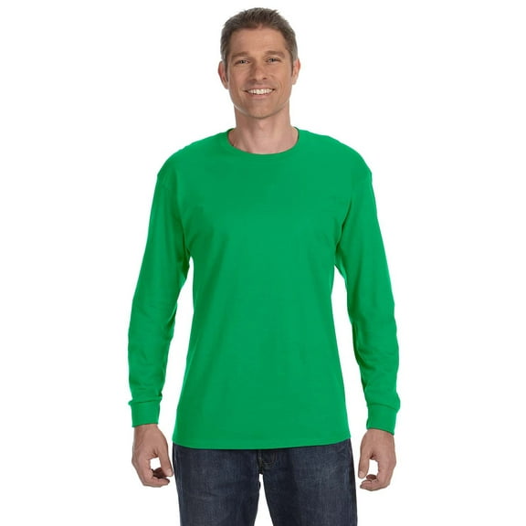 Gildan Men's Crew Neck Long-Sleeve T-Shirt