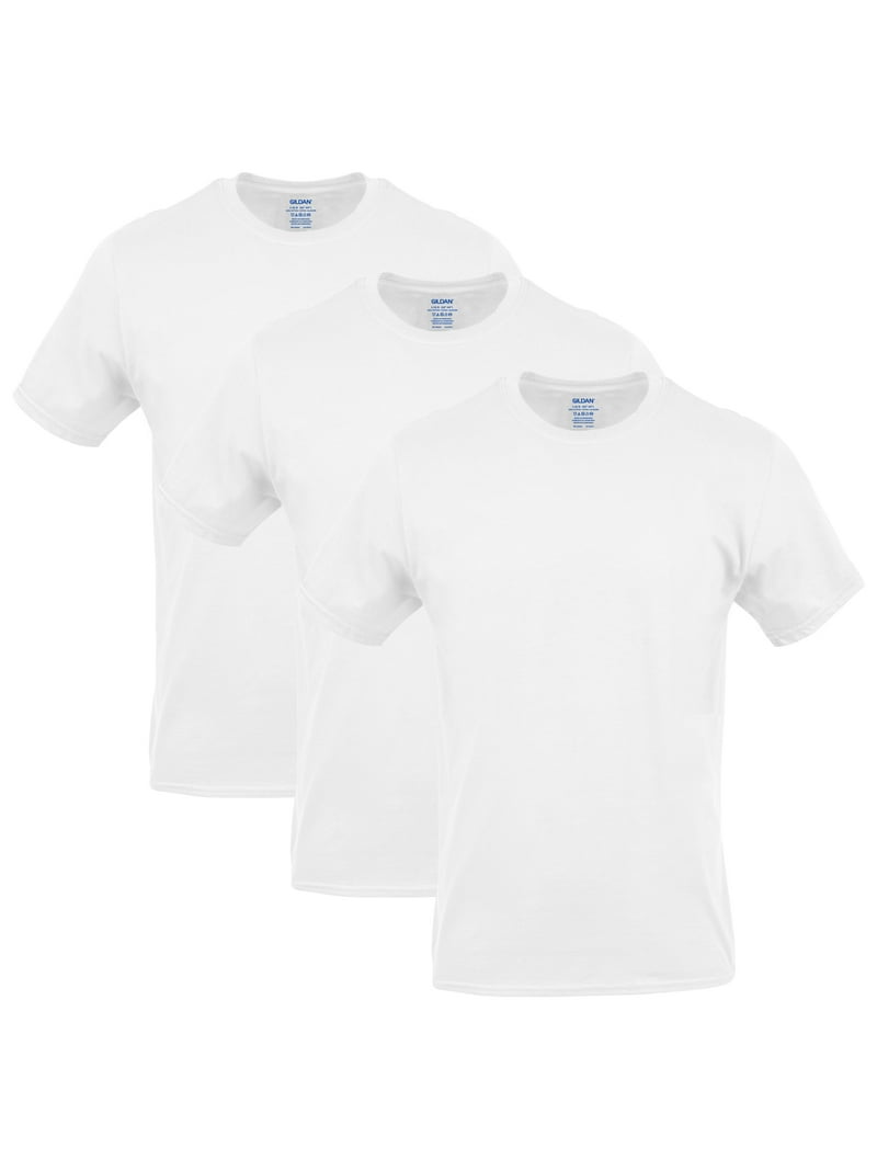 Gildan Men's Cotton Crew T-Shirts, Multipack of