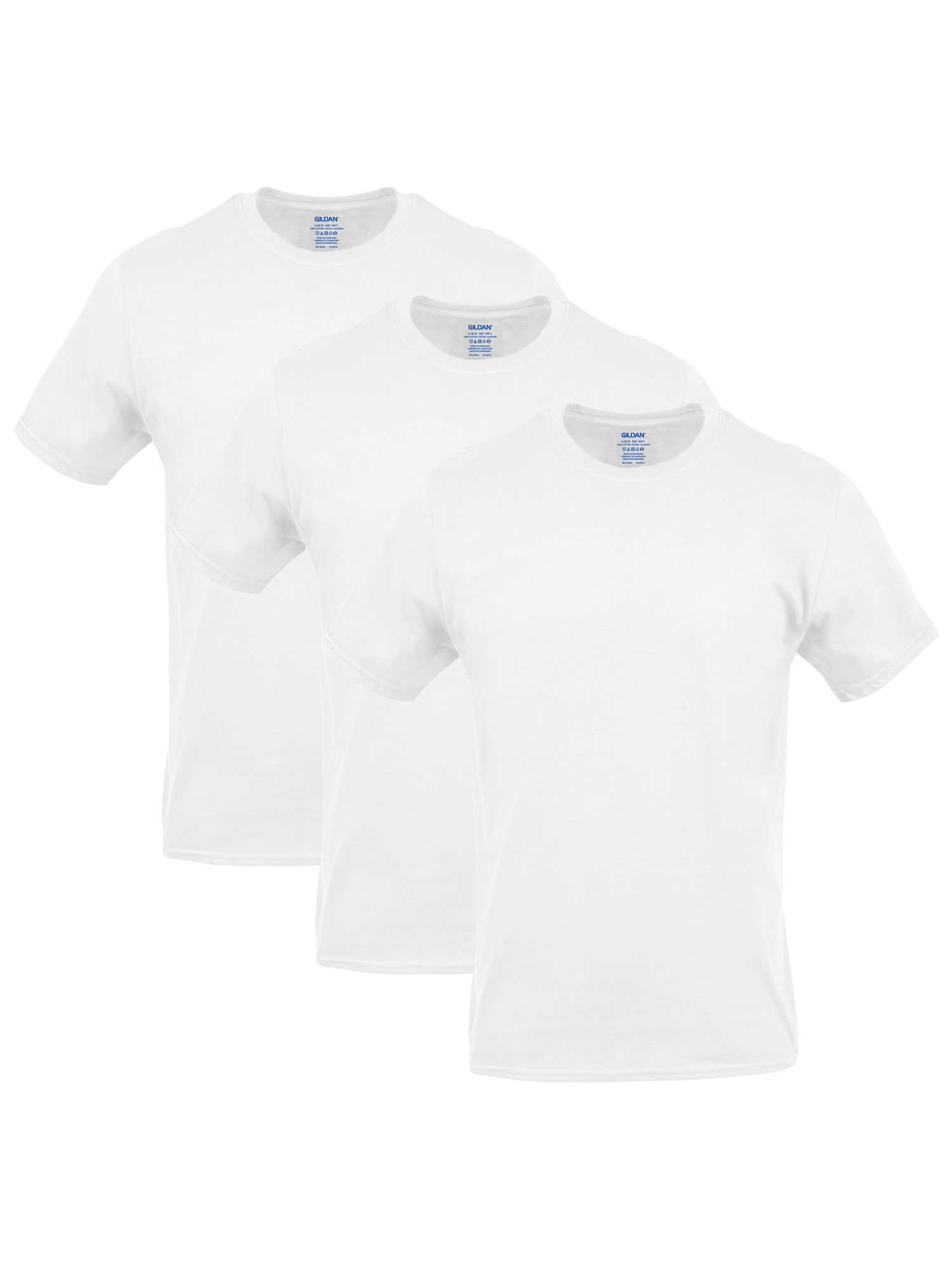 Gildan Men's Crew T-Shirts, 3-Pack - Walmart.com