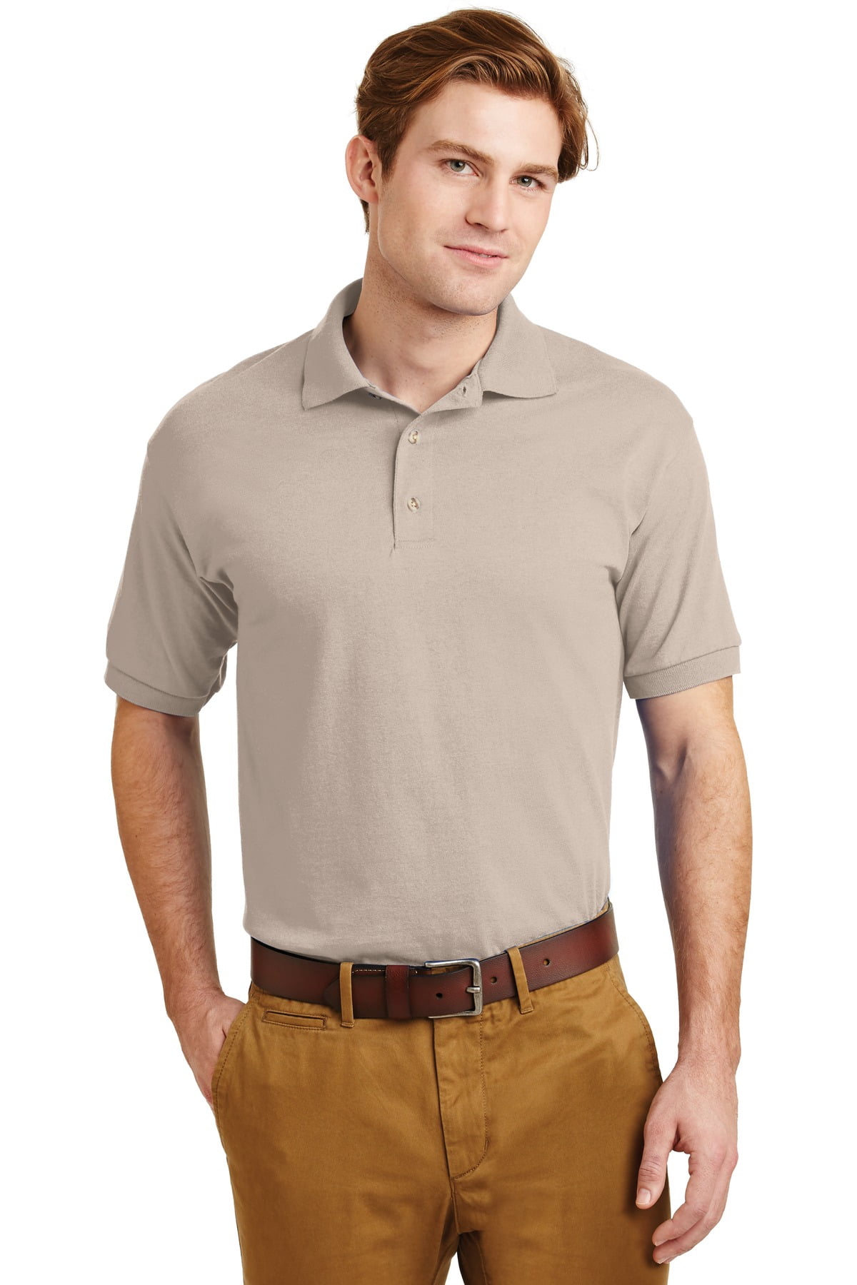 gildan dress shirts Gildan 8800 DryBlend 6-Ounce Jersey Knit Sport Shirt - Sport Gray