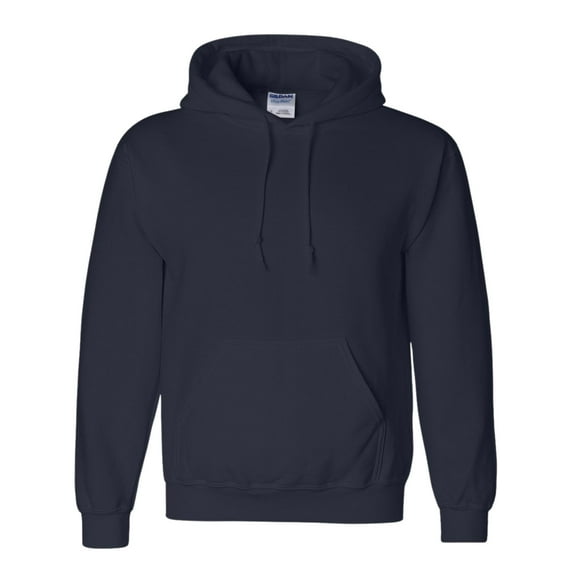 Gildan Men's DryBlend Hooded Sweatshirt, 50/50 Cotton/Polyester Winter Long Fleece Hoodie Pullover (Navy , L)