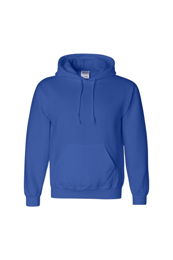 Men's DryBlend Hooded Sweatshirt, 50/50 Cotton/Polyester Winter Long Fleece Hoodie Pullover (Royal , XL)