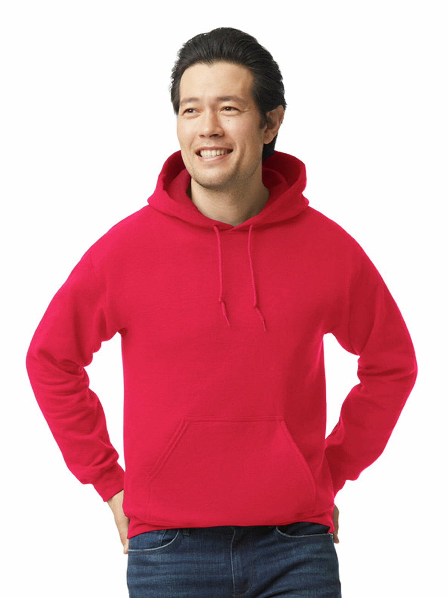 Men's DryBlend Hooded Sweatshirt with Pouch Pocket, Sizes S-3XL