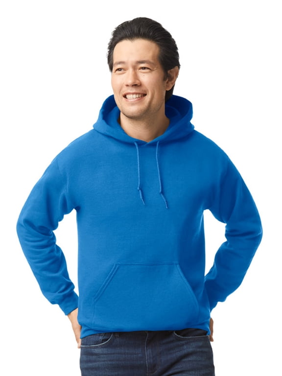 Men's DryBlend Hooded Sweatshirt with Pouch Pocket, Sizes S-3XL