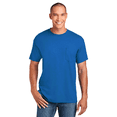 thumbnail image 1 of Gildan Men's DryBlend Pocket T-Shirt, Short Sleeve Crew Neck Casual Blank Tee, Royal, M, 1 of 6