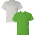 thumbnail image 1 of Gildan Mens DryBlend T-Shirt

, 2XL, Ash (Pack of 2) (1 Electric Green / 1 Ash), 1 of 1