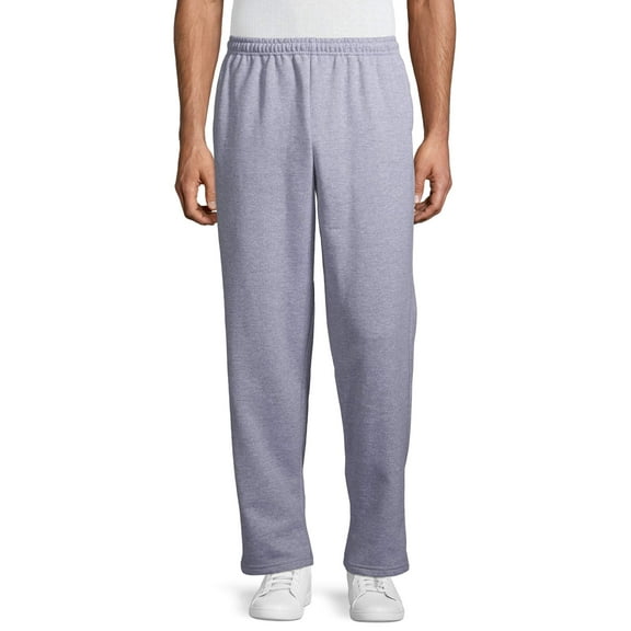 Gildan Men's Fleece Open Bottom Pocketed Sweatpants, up to Size 2XL