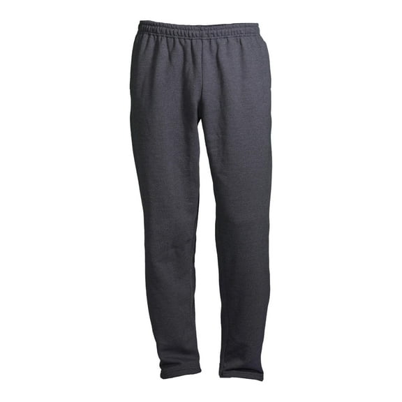 Gildan Men's Fleece Open Bottom Pocketed Sweatpants, up to Size 2XL