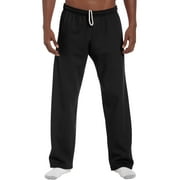 GILDAN Men's Fleece Open Bottom Pocketed Sweatpants, up to Size 2XL