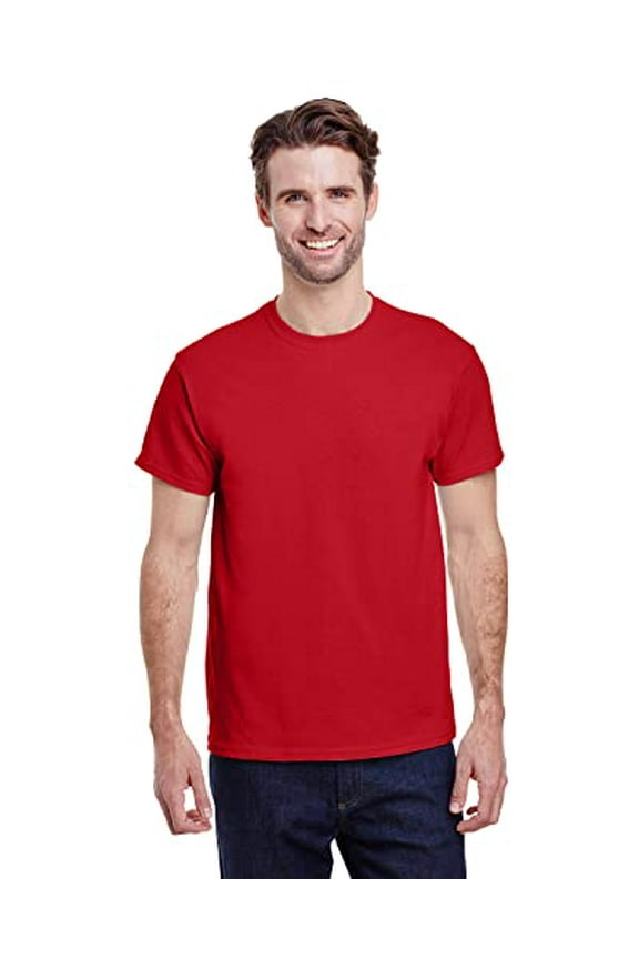 Men's G2000 Ultra Cotton Adult T-shirt, Red, Small