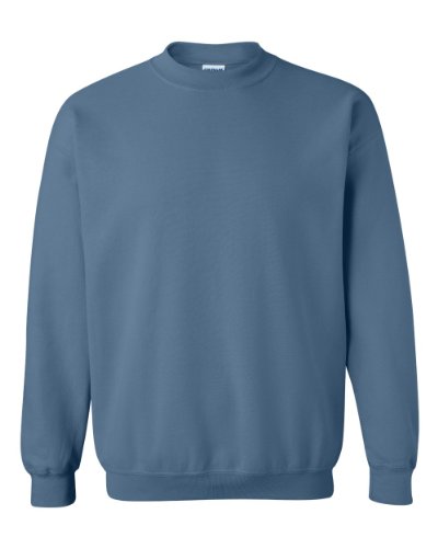 Gildan G180 Men's Heavy Blend Crewneck Sweatshirt - Navy, Large (Marine Color) - View #13