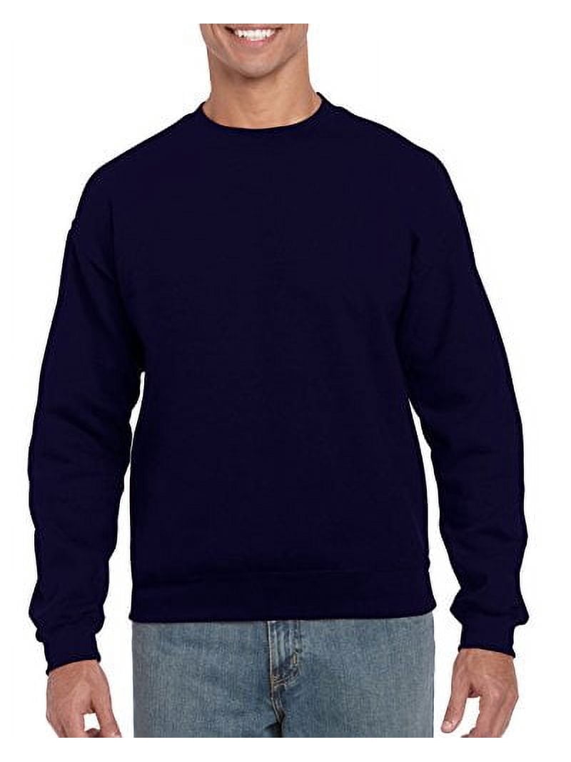 Gildan Men's Heavy Blend Crewneck Sweatshirt - Medium - Navy