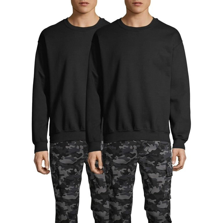 Gildan Men's Heavy Blend Fleece Crewneck Sweatshirt, 2-Pack