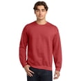 thumbnail image 1 of Gildan Men's Heavy Blend Fleece Crewneck Sweatshirt, Warm Soft Pullover, Heather Scarlet Red, L, 1 of 5